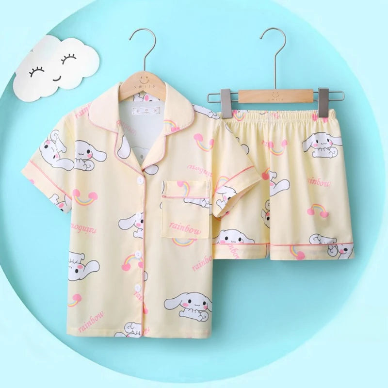 Pijama Infantil Sanrio Short Doll My Melody, Cinnamoroll & Kuromi