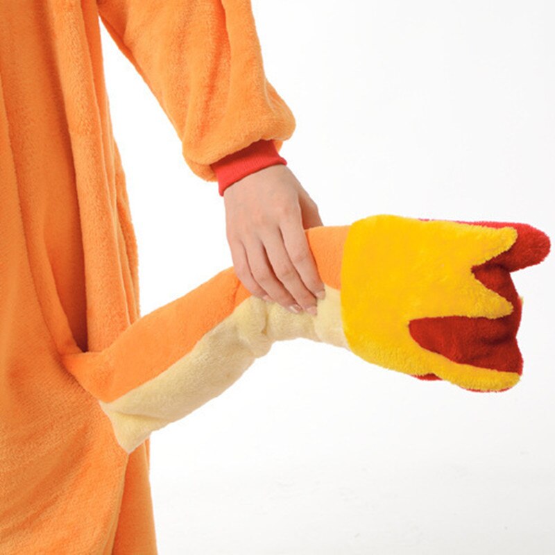Pijama Cosplay Adulto Charmander Kigurumi
