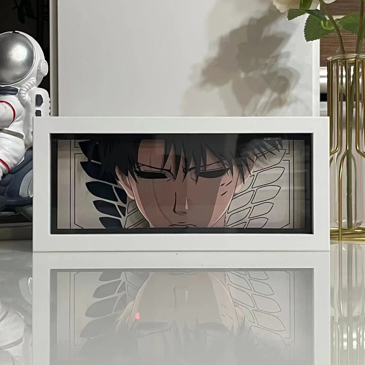 QUADRO LUMINOSO ATTACK ON TITAN, LEVI