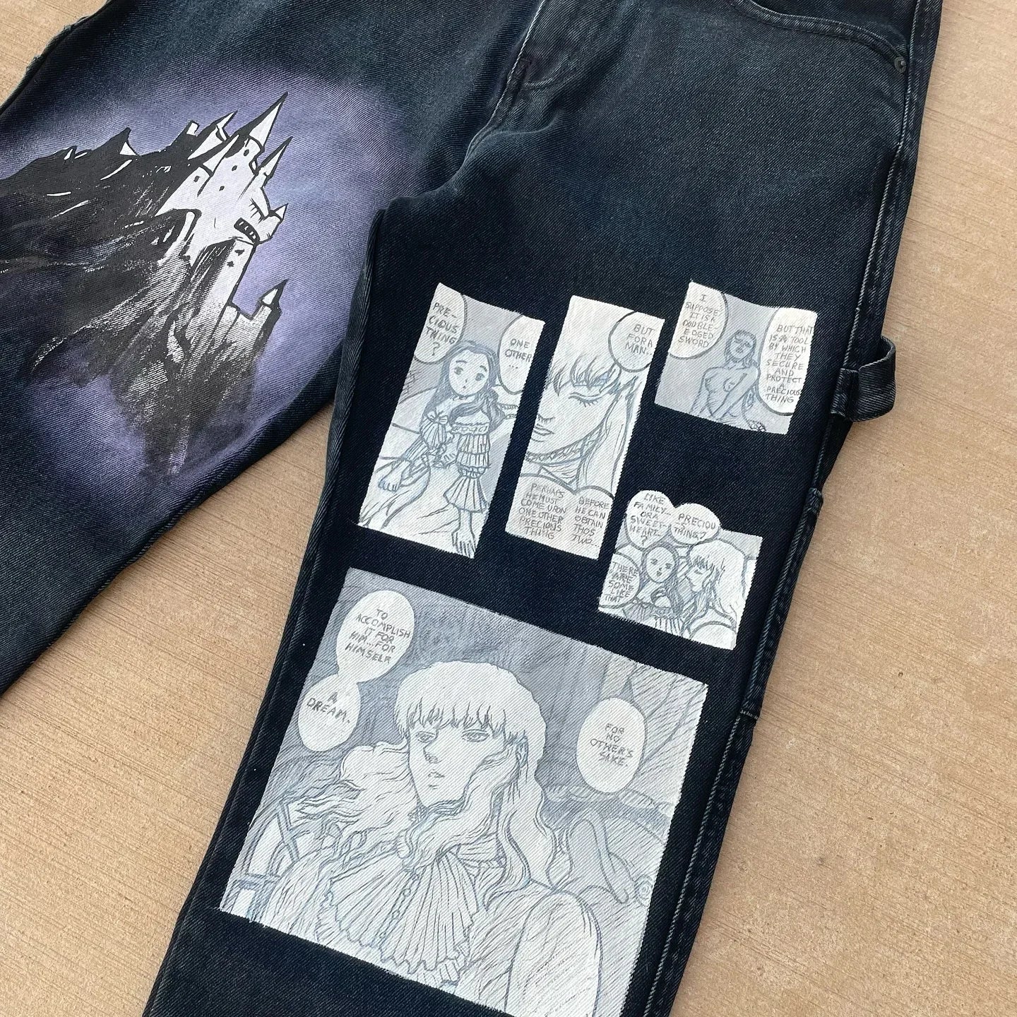 Calça Jeans Berserk: Eclipse Warrior