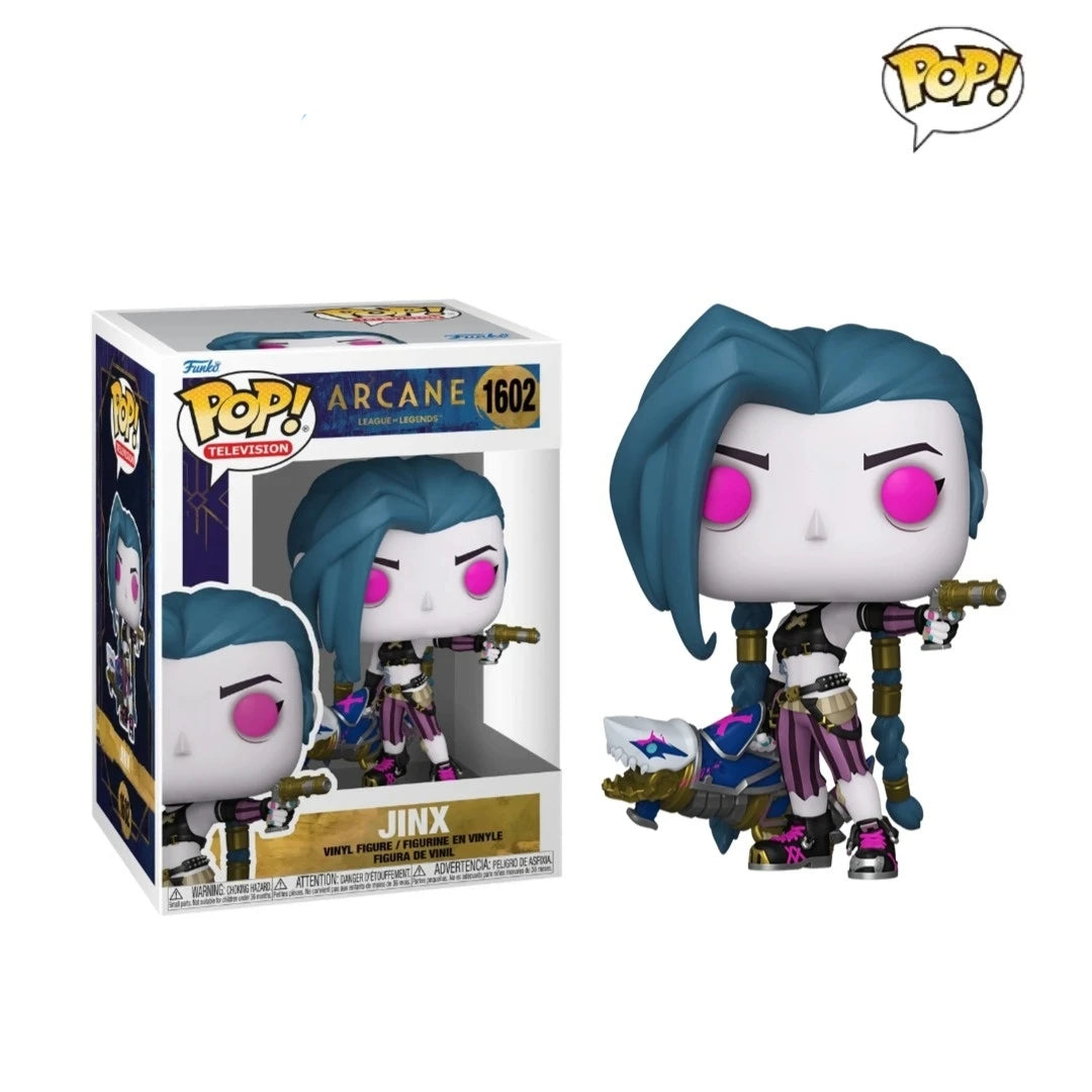 Funko Pop Arcane Season 2 - Jinx, Ekko, Silco & Outros | Coleção Exclusiva