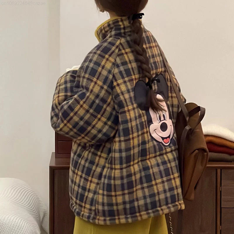 Jaqueta Xadrez Mickey Dreams Edição Y2K