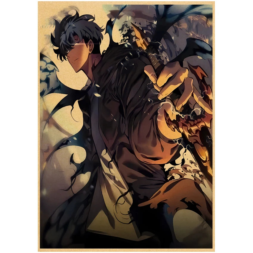 Quadro Retrato da Caçada: Solo Leveling