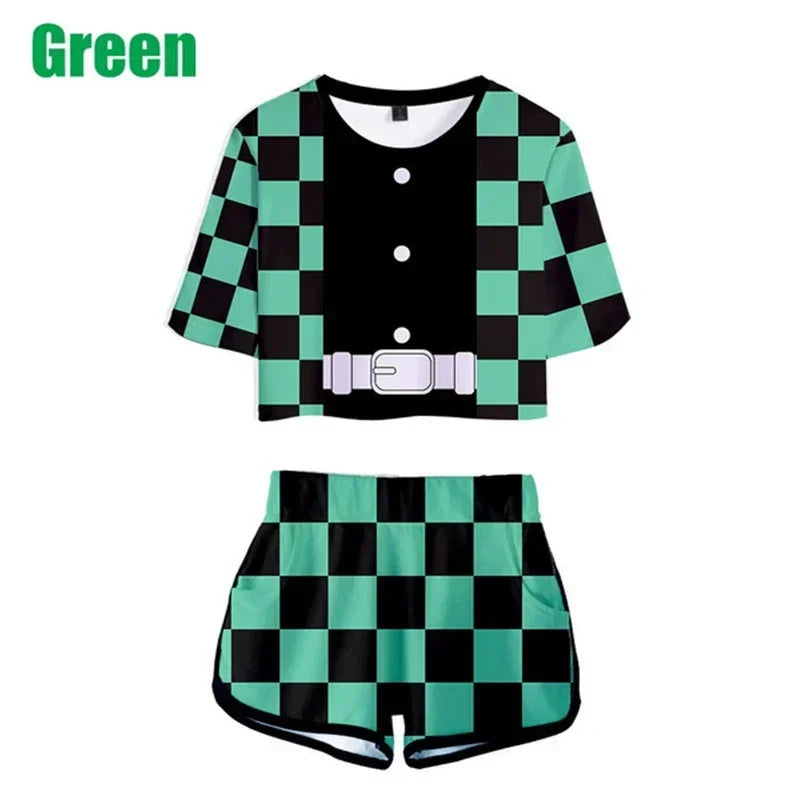 Conjunto Respiração dos Hashira, Kimetsu no Yaiba 3D Adulto e Infantil