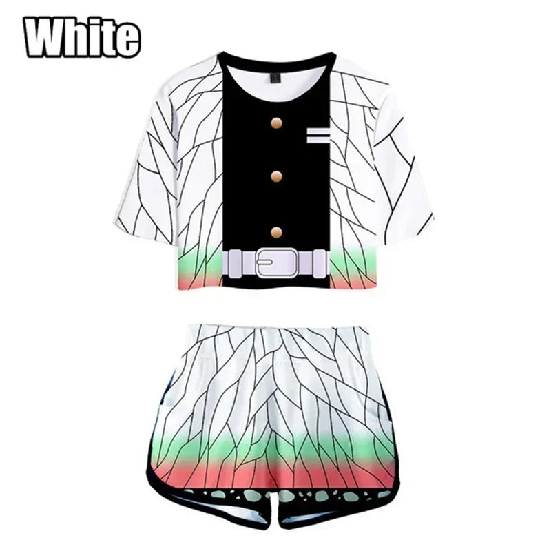 Conjunto Respiração dos Hashira, Kimetsu no Yaiba 3D Adulto e Infantil