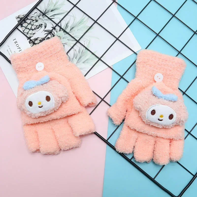 Luvas Sanrio Kawaii Fluffy