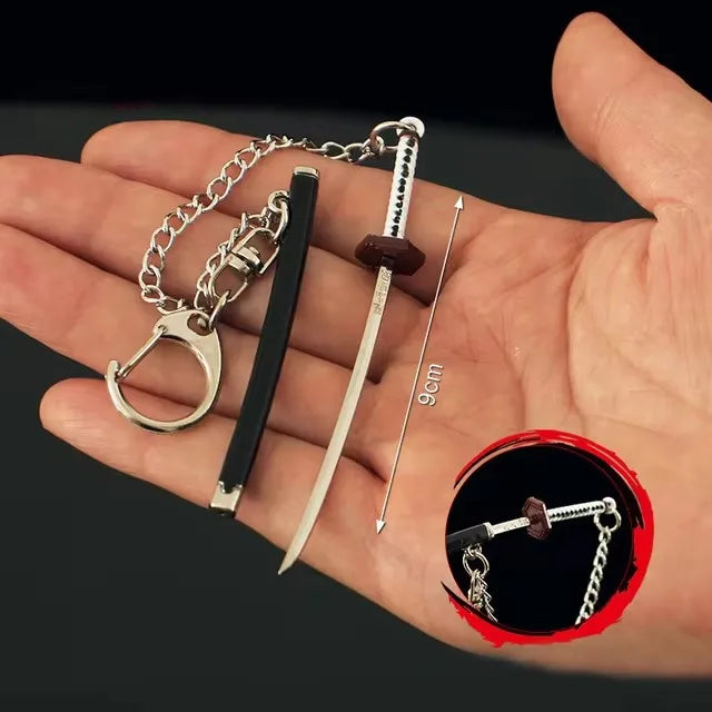 Chaveiro Espada Nichirin 9cm, Demon Slayer