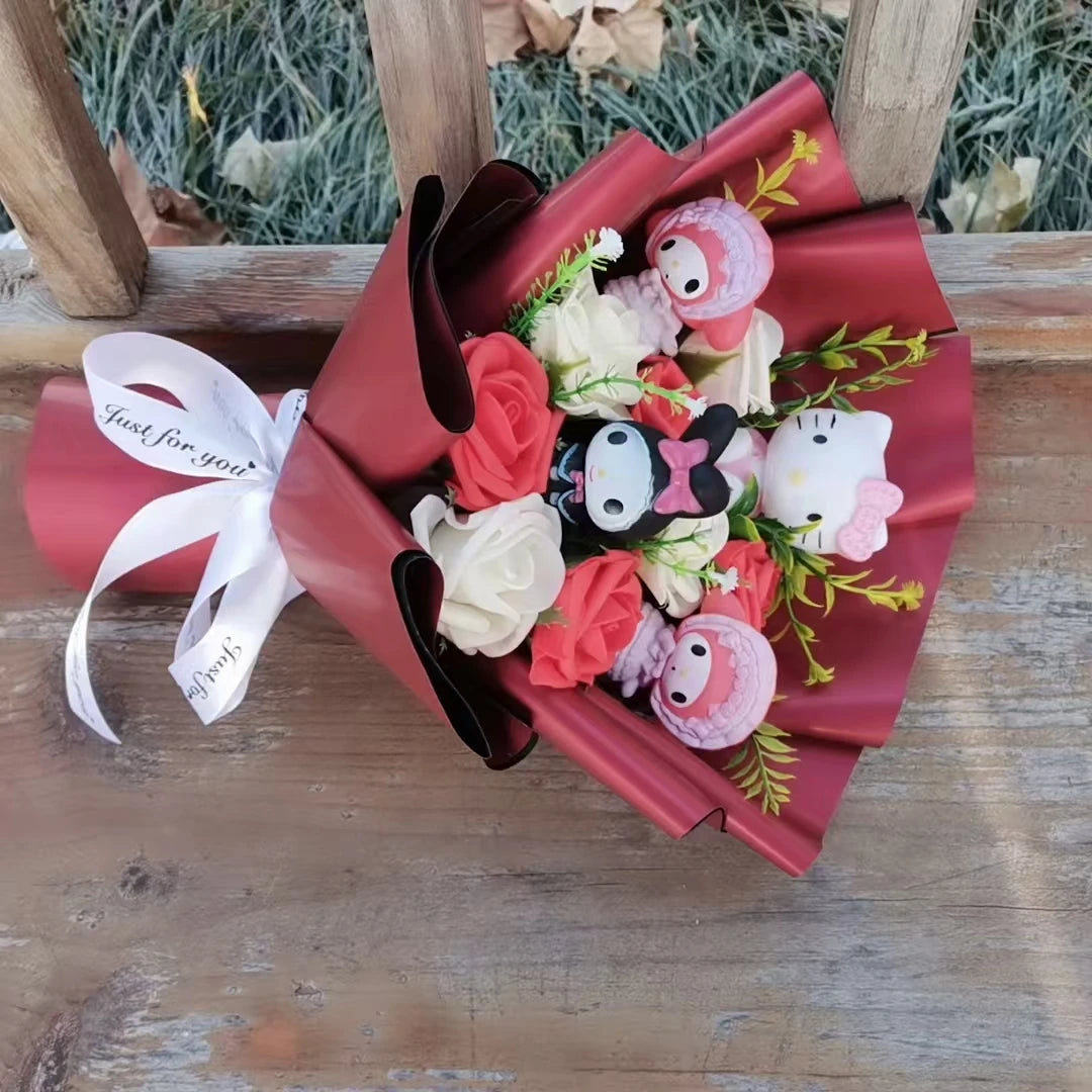 Buquê Hello Kitty & Amigos, Edição Kawaii Sanrio