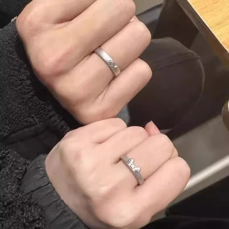 Anel Casal Gato & Cachorro