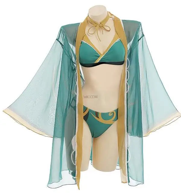 Biquíni Genshin Impact: Elegância Elemental