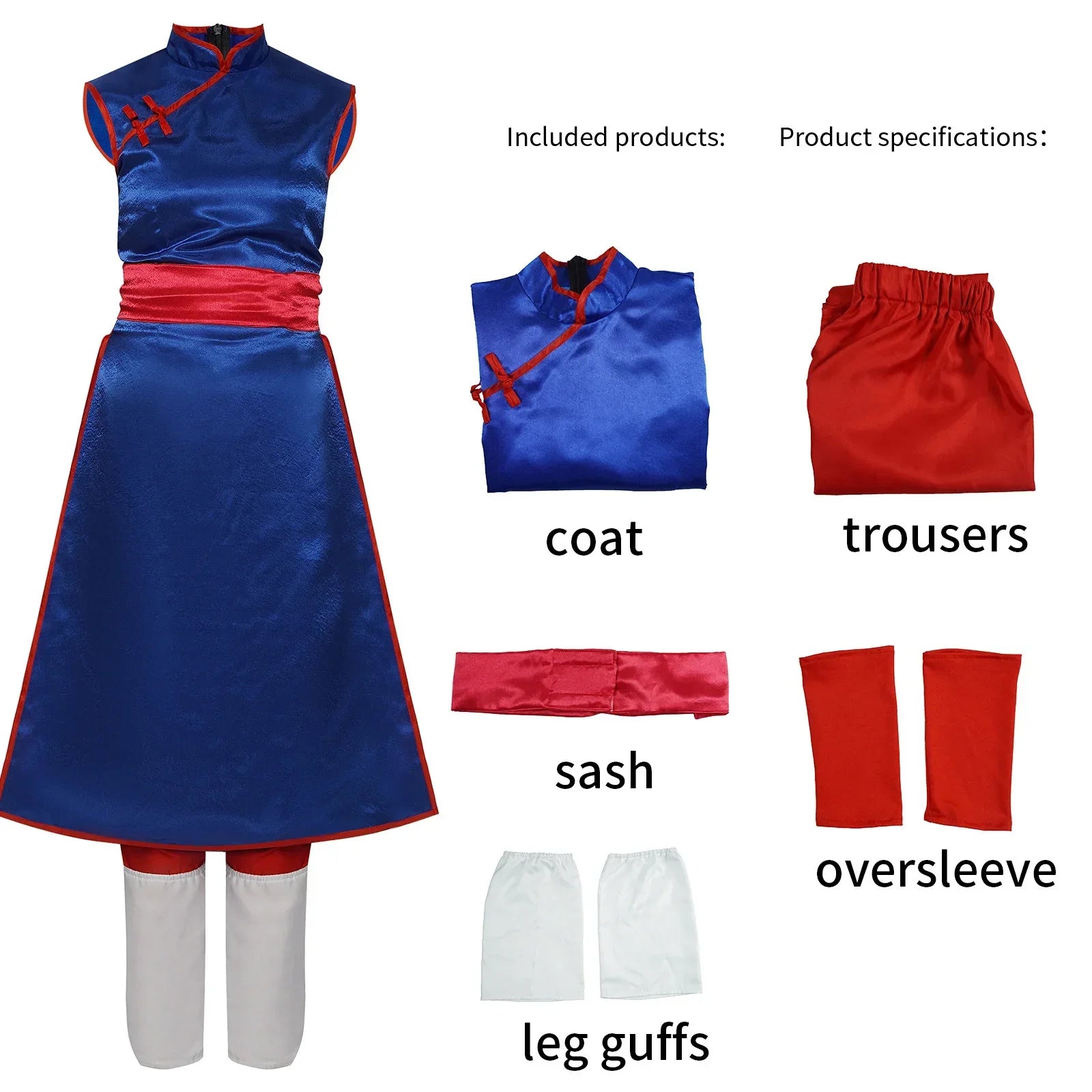 Fantasia Cosplay Chichi, Blue Cheongsam