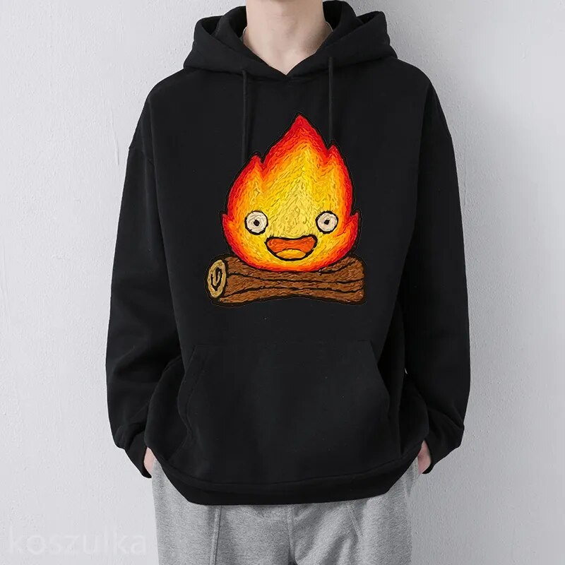 Moletom Calcifer, Chama Encantada – Ghibli Wear