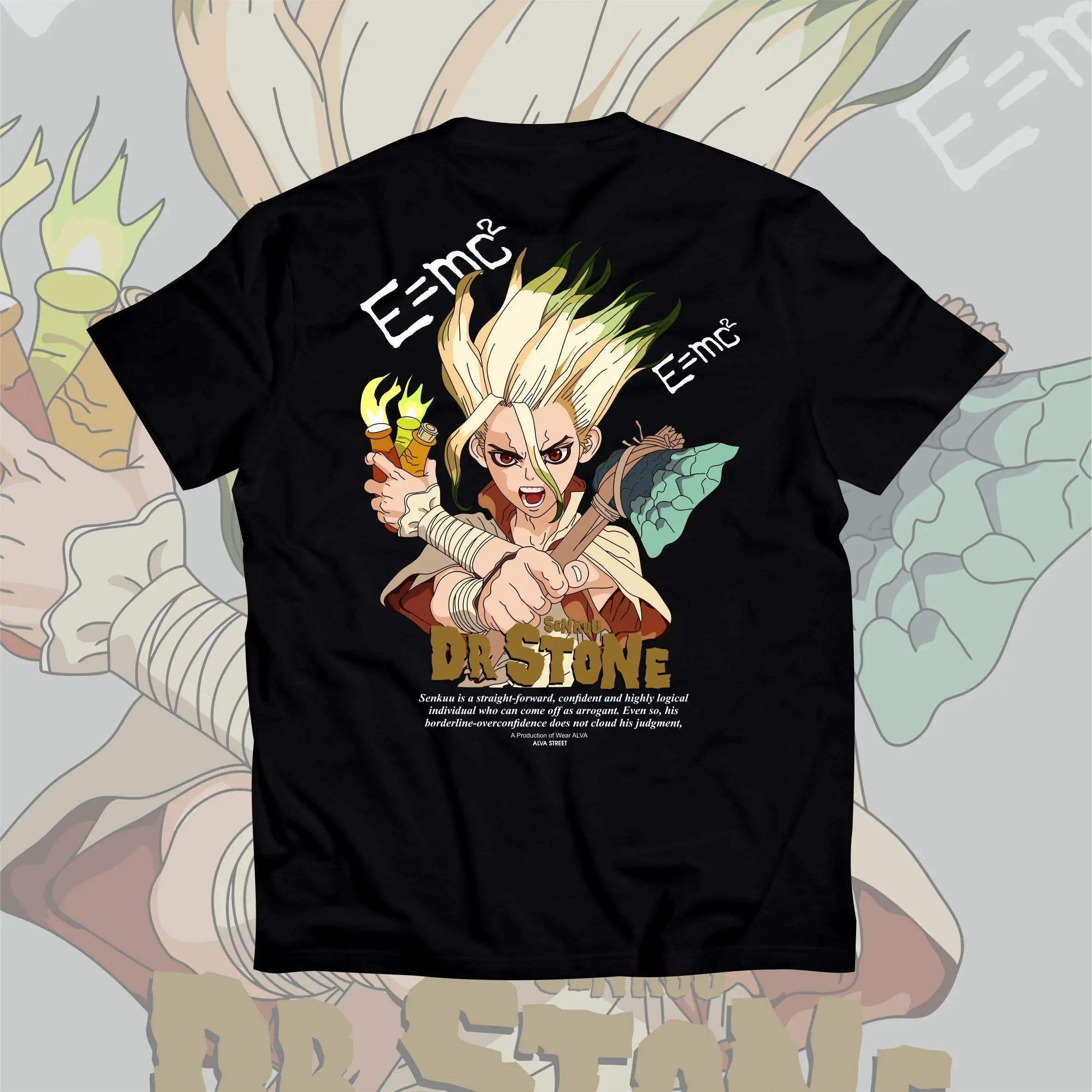 Camisa Senkuu Dr. Stone - Streetwear Oversize Unissex