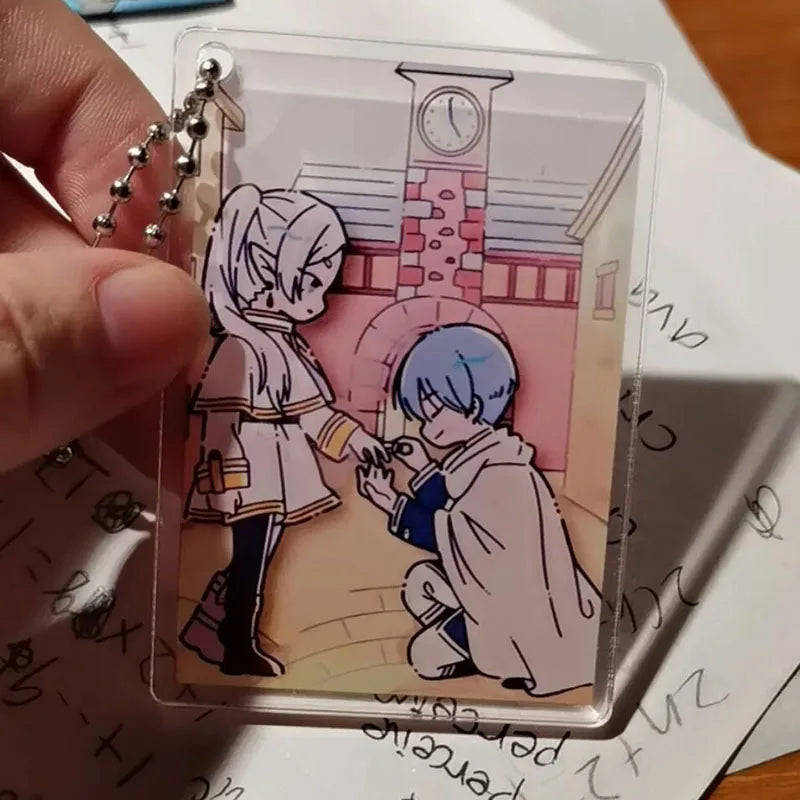 Chaveiro Élfico Frieren & Himmel, Laços Eternos