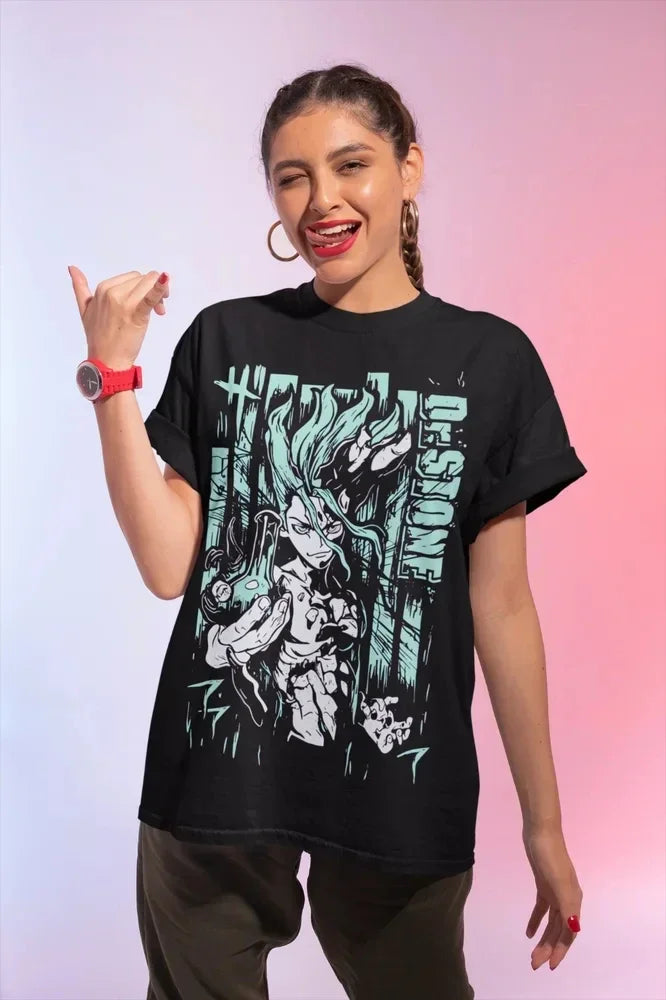 Camisa Senku Ishigami - Dr. Stone: A Revolução Científica