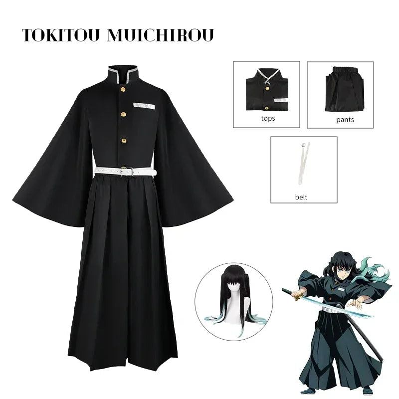 Fantasia Cosplay Adulto e Infantil Tokitou Muichirou