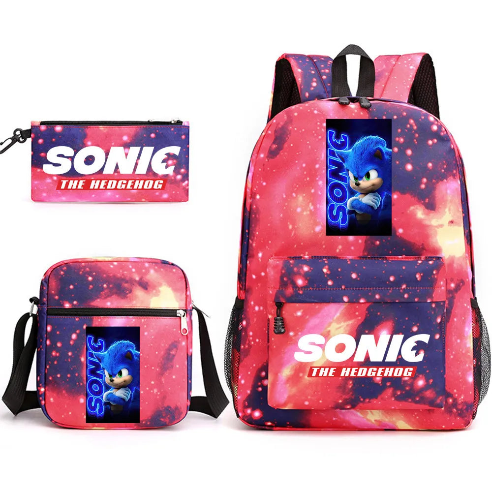 Mochila Sonic & Friends: Três Peças