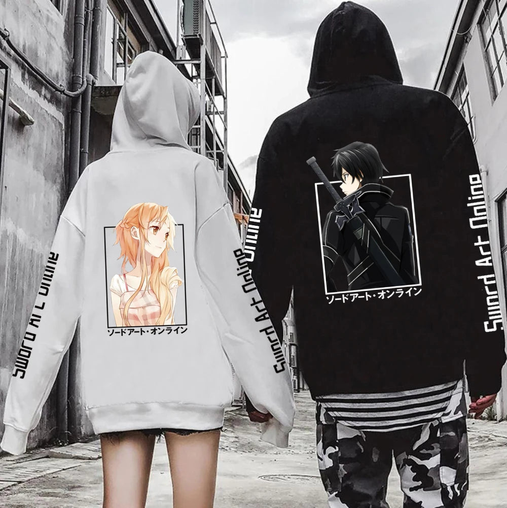 Moletom Kirito & Asuna - Sword Art Online, Modelo Casal