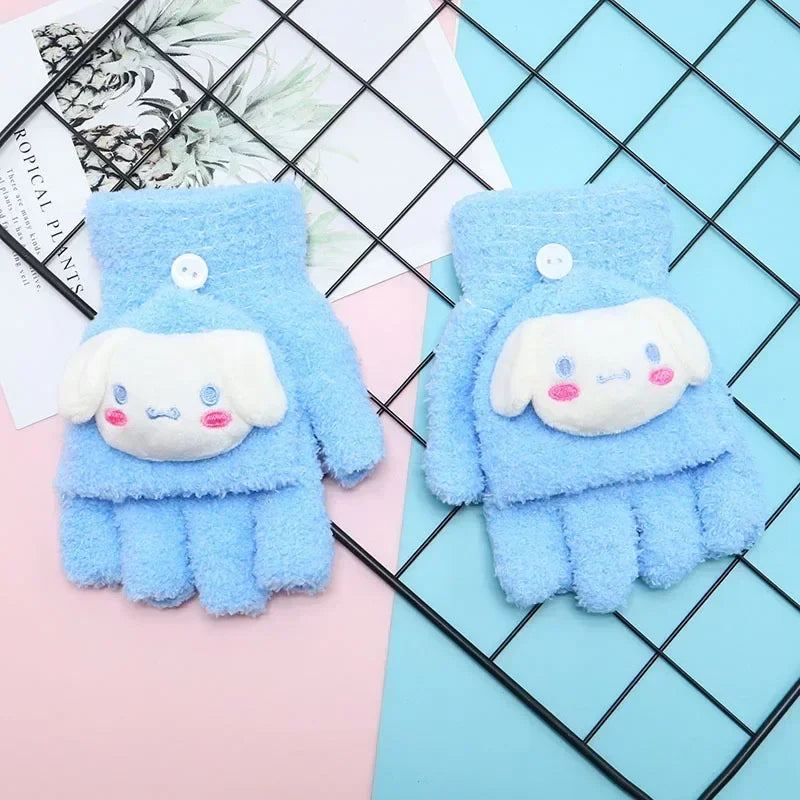 Luvas Sanrio Kawaii Fluffy