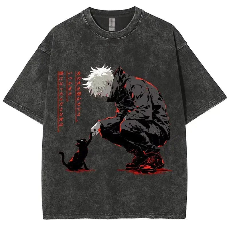 Camiseta Oversized "Feiticeiros de Jujutsu"