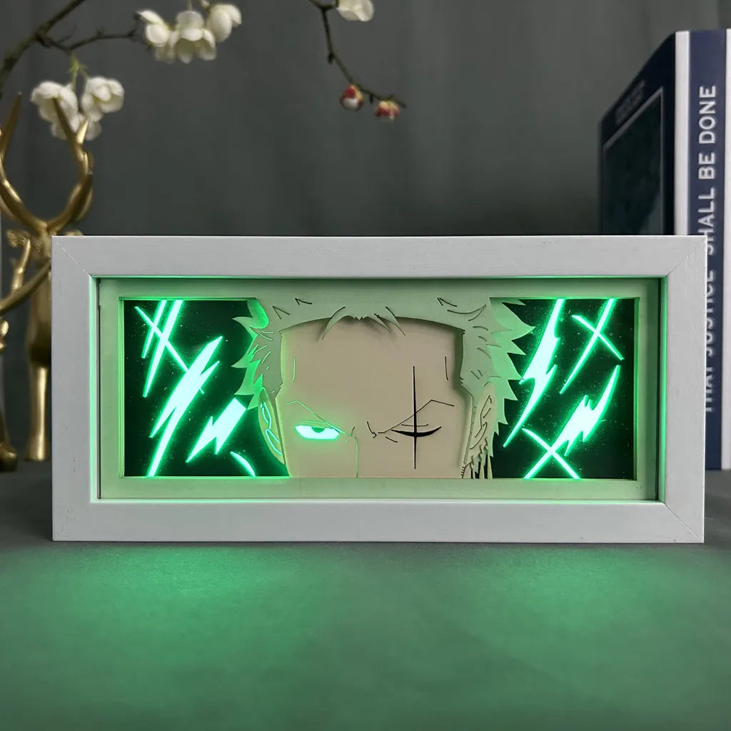 QUADRO LUMINOSO RORONOA ZORO