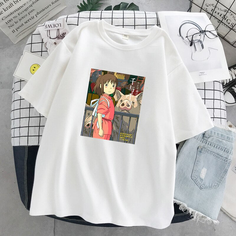 Camiseta Encantos de Ghibli