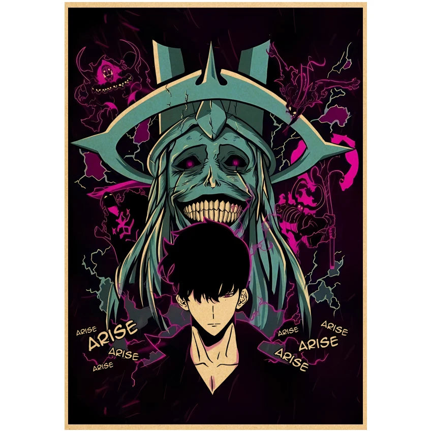 Quadro Retrato da Caçada: Solo Leveling