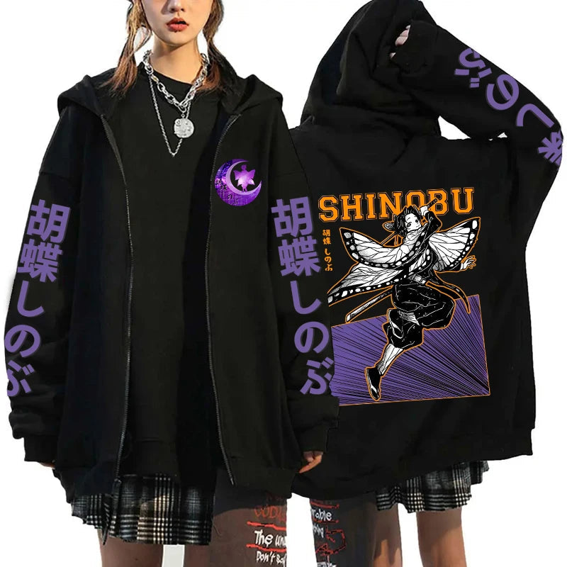 Moletom Zíper Shinobu Kochou