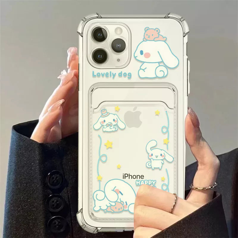 CAPINHA KAWAII PORTA CARTÃO CINNAMOROLL