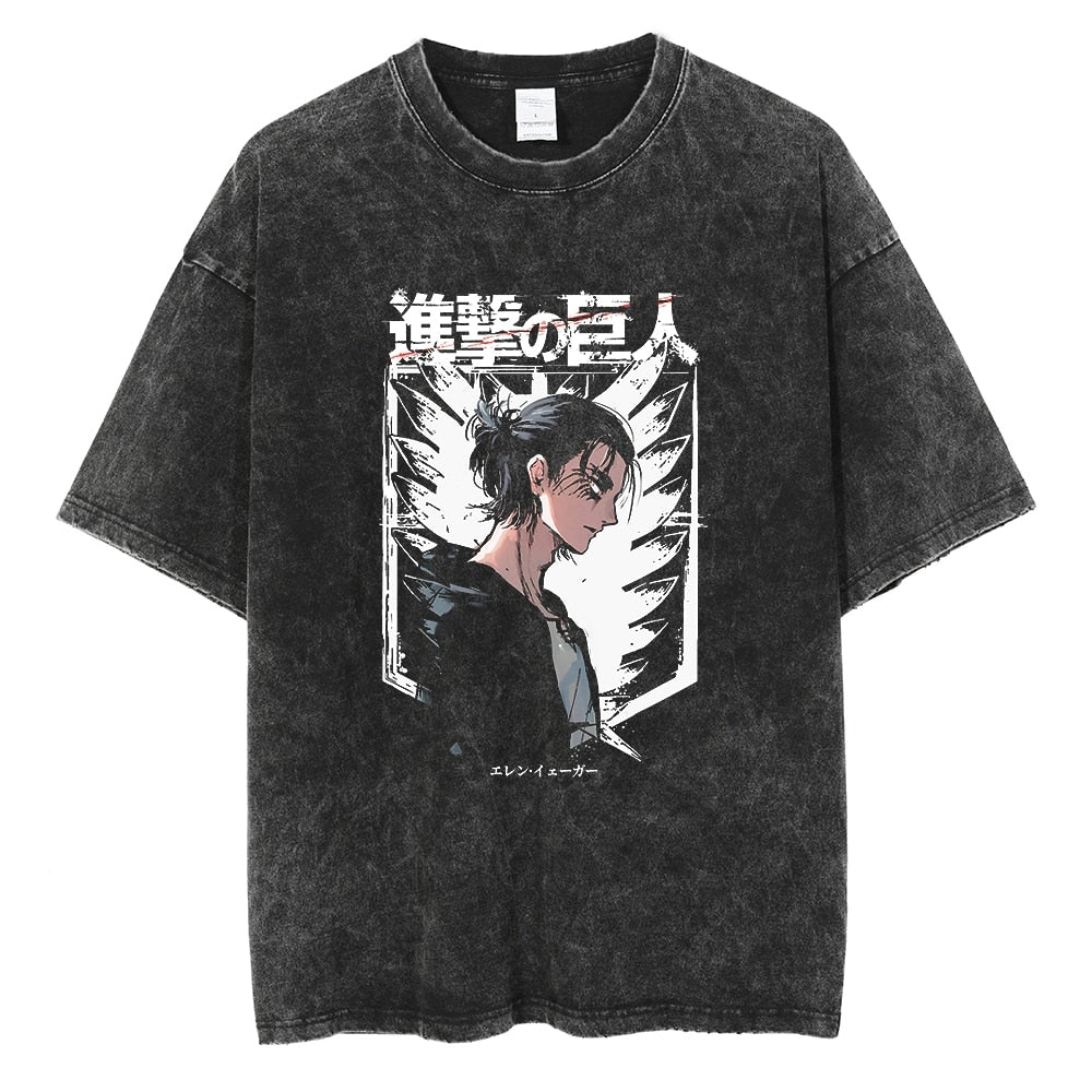 CAMISETA VINTAGE SHINGEKI PRINTS