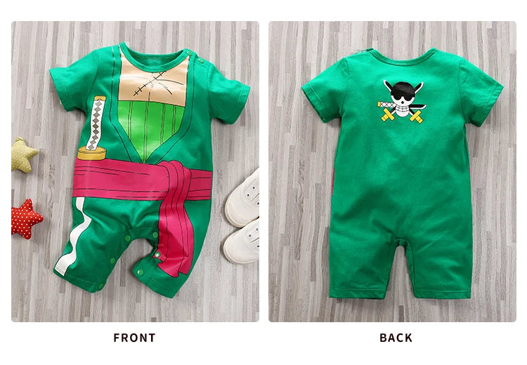 Macacão Cosplay Bebê Chopper e Zoro