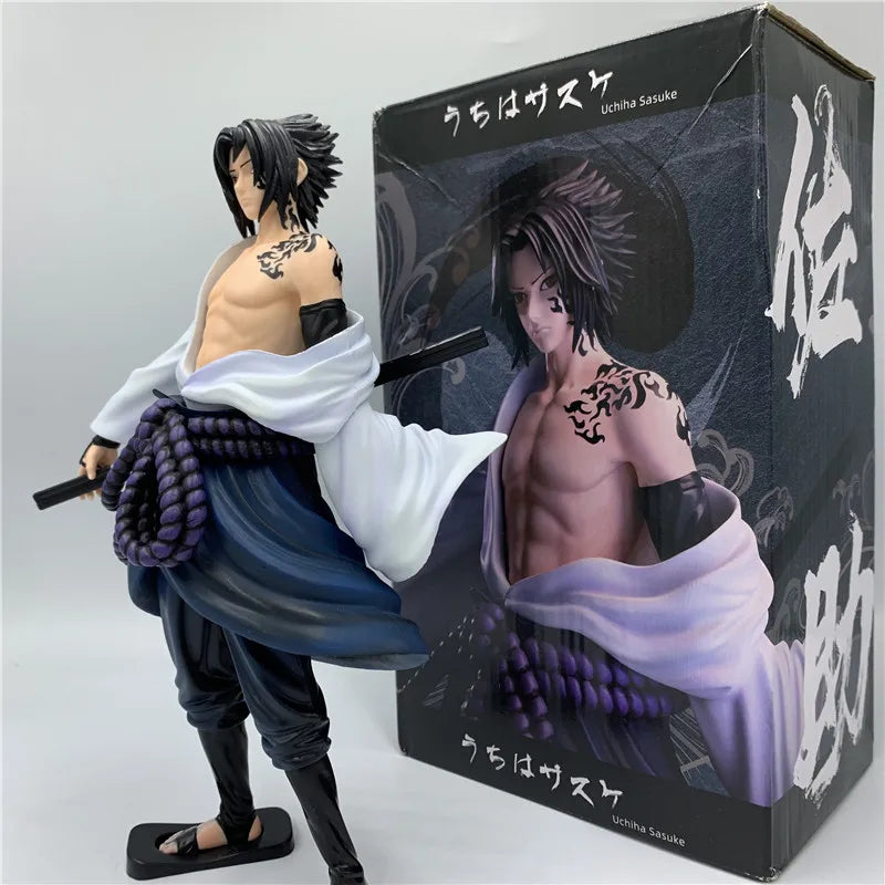 Boneco Sasuke Uchiha, Renascimento das Sombras (27cm)