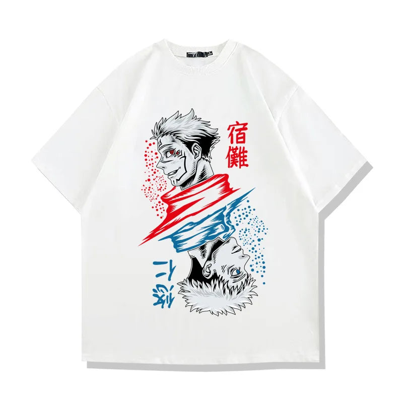 Camiseta Reverso da Maldição, Sukuna vs Itadori