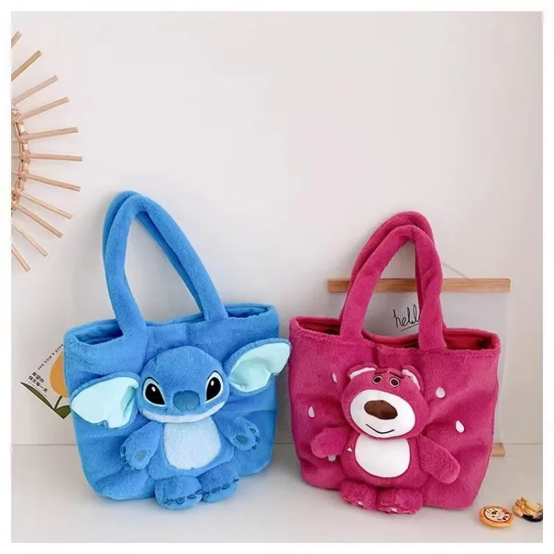 Bolsa Pelúcia Stitch & Lotso