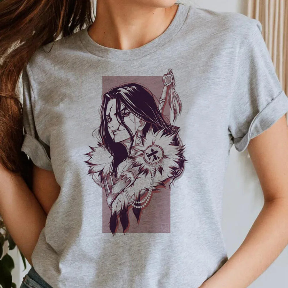 Camiseta Dr. Stone - Streetwear Pastel Psychedelic