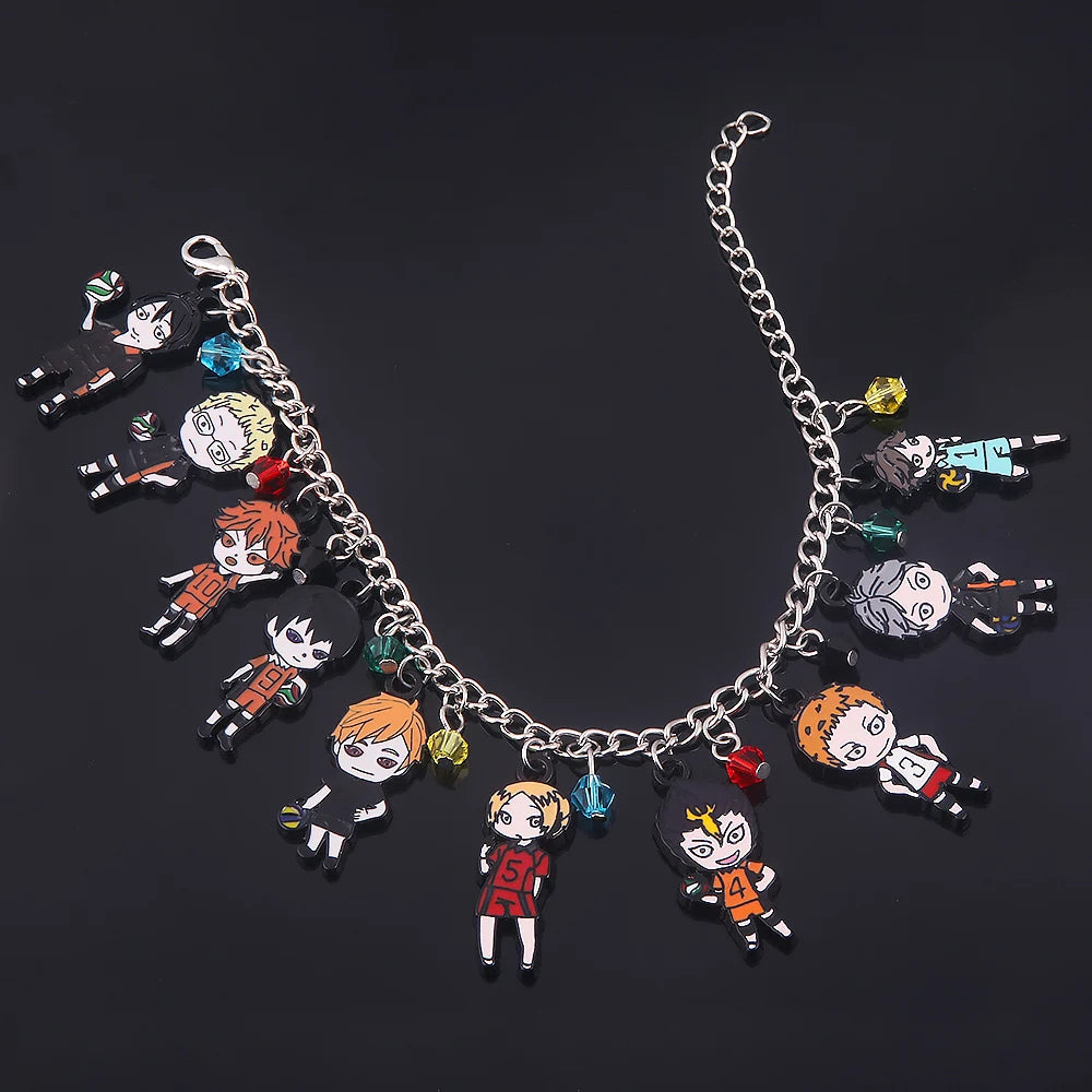 Pulseira Chibi Spikers, Haikyuu All-Stars