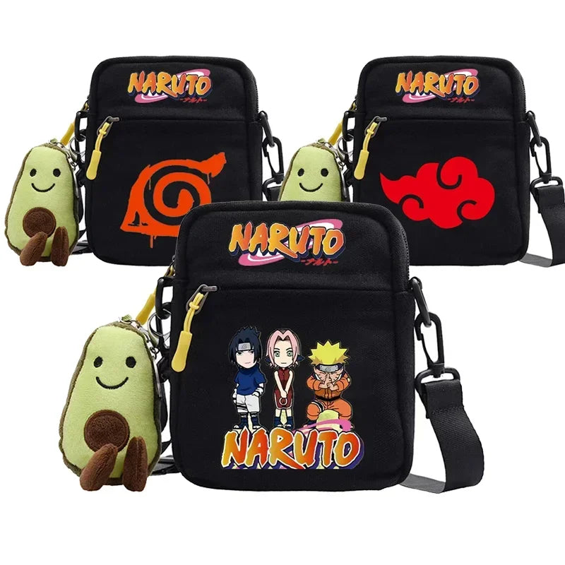 Mochila Bolsinha Transversal Naruto