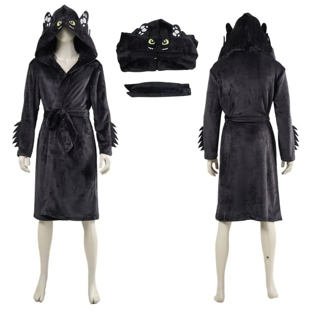 Roupão Cosplay Banguela, Como Treinar o Seu Dragão