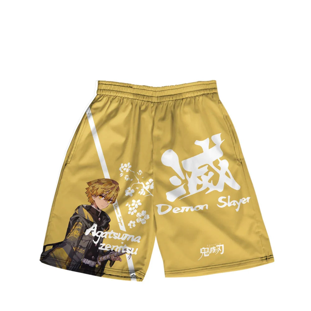 Shorts Adulto e Infantil Oni Hunter, Demon Slayer