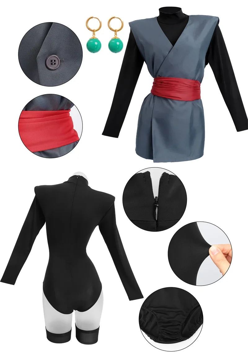 Fantasia Cosplay Adulto Saga Goku Black, Dragon Ball Super