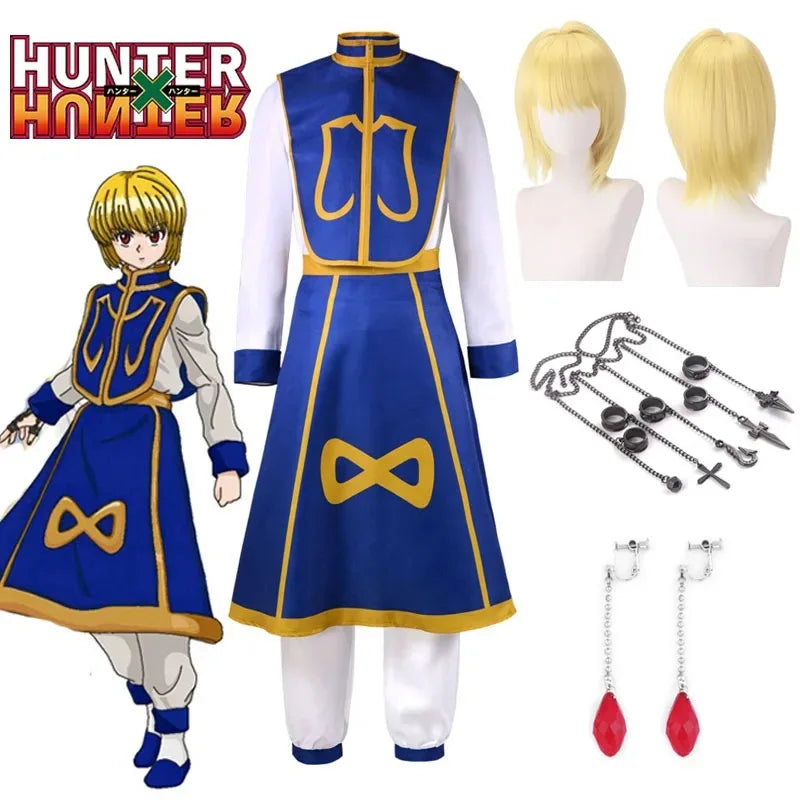 Fantasia Cosplay Adulto e Infantil Kurapika