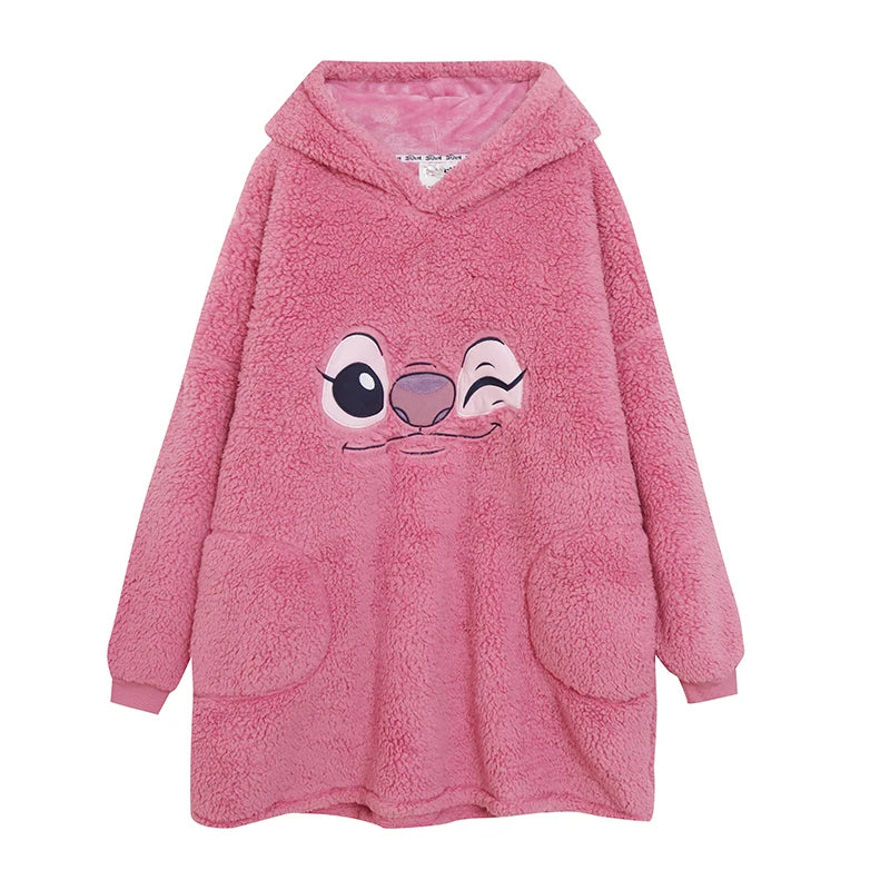 Moletom Manto Kawaii Stitch