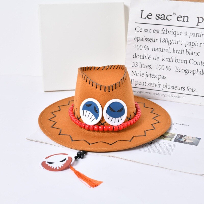 Chapéu Portgas D Ace Fantasia Cosplay