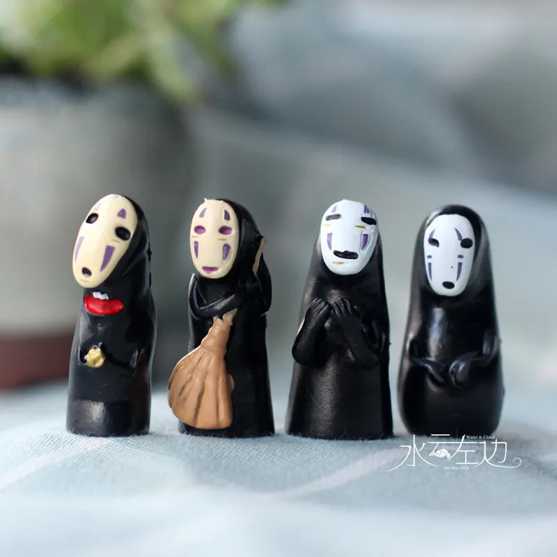 Mini Kaonashi – Kit 4 Figuras Colecionáveis
