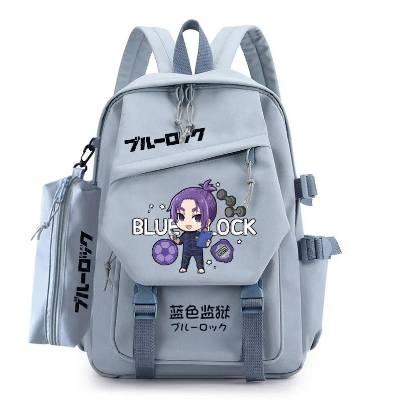 Mochila Bloco X Blue Lock
