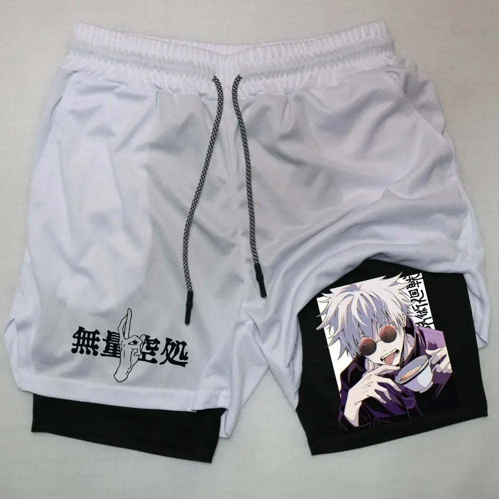 Short de Academia Compressão - Satoru Gojo