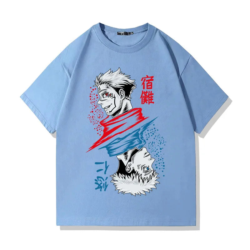 Camiseta Reverso da Maldição, Sukuna vs Itadori