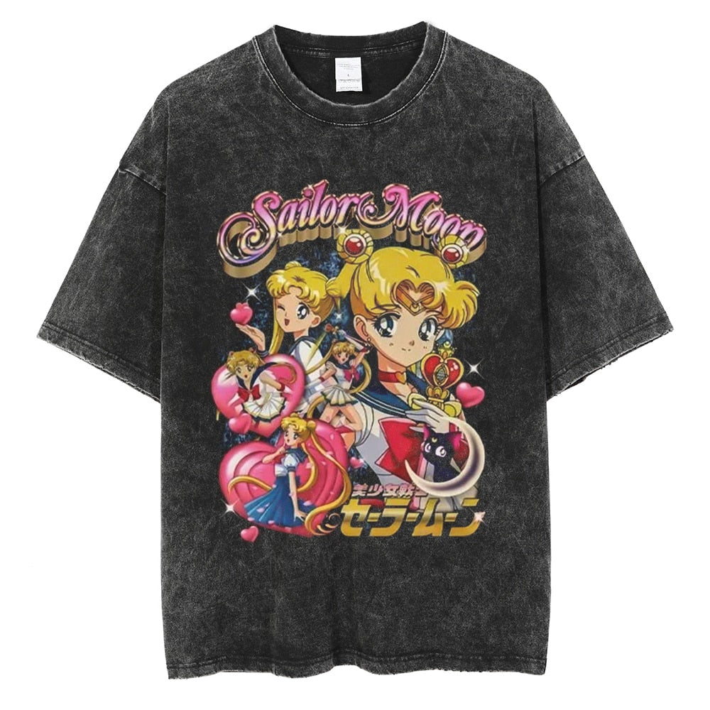 Camisa Vintage Magia Lunar, Sailor Moon