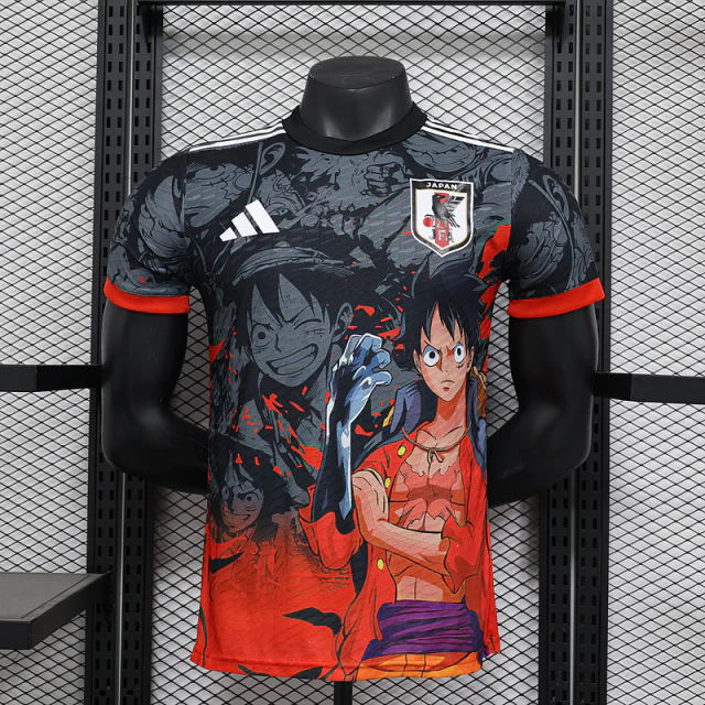 Camisa Japão 2025/2026 "Rei dos Piratas" | Edição Limitada Monkey D. Luffy