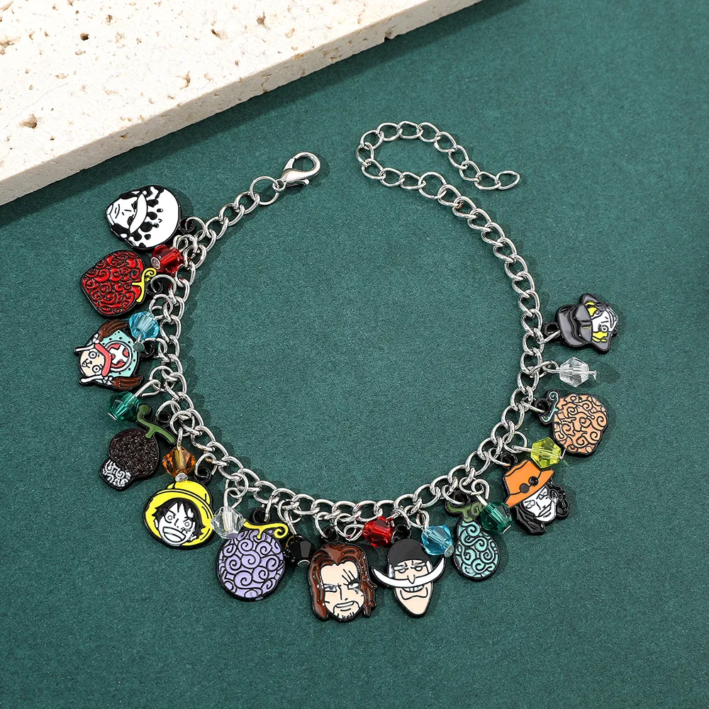 Pulseira Bracelete Pandora One Piece Monkey D. Luffy